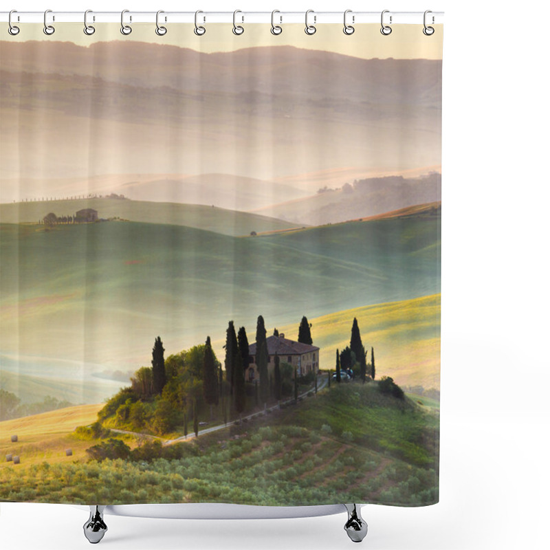 Personality  The Tuscan Landscape Shower Curtains