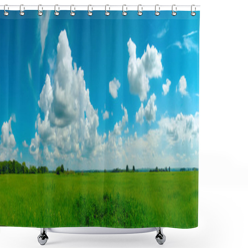 Personality  Romantic Summer Landscape Shower Curtains