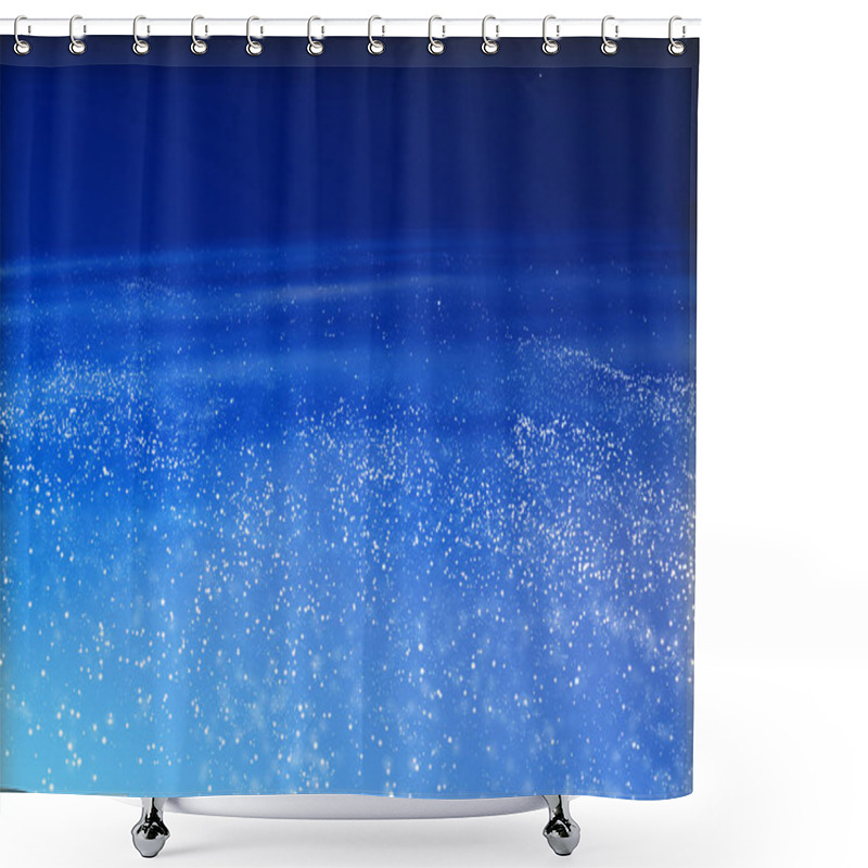 Personality  3d Rendering, The Magnificent Spiral Nebula. The Universe Background. Shower Curtains