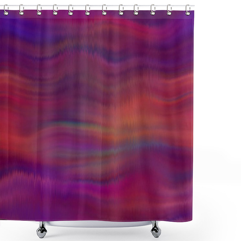 Personality  Vivid Degrade Blur Ombre Soft Blend Surreal Swatch Shower Curtains