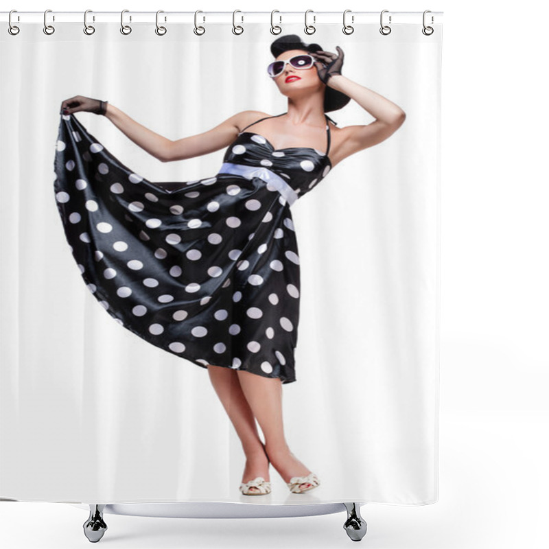 Personality  Stylish Brunette Shower Curtains