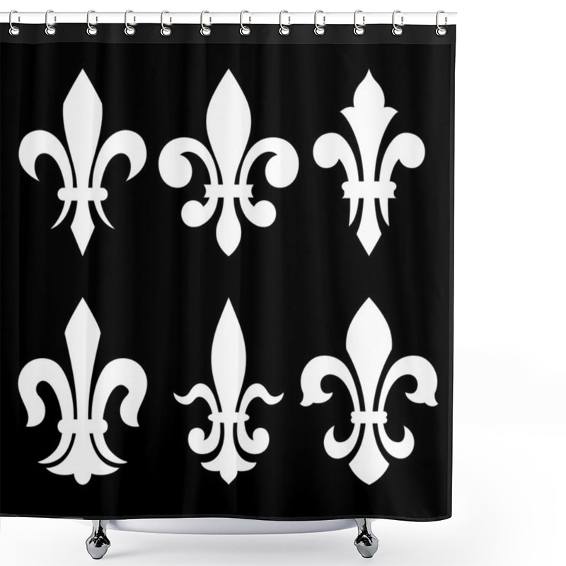 Personality  Heraldic Symbols (fleur De Lis) Shower Curtains