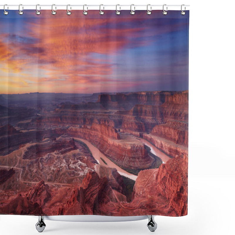 Personality  Dead Horse Point, Utah, USA Shower Curtains