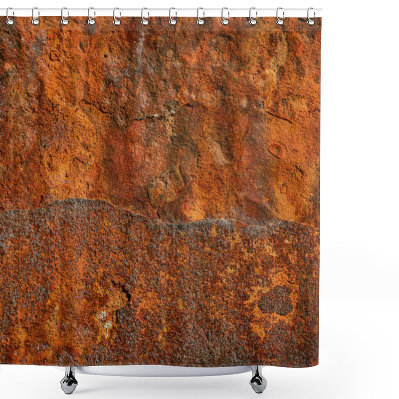 Personality  Iron Rusty For Background  Shower Curtains