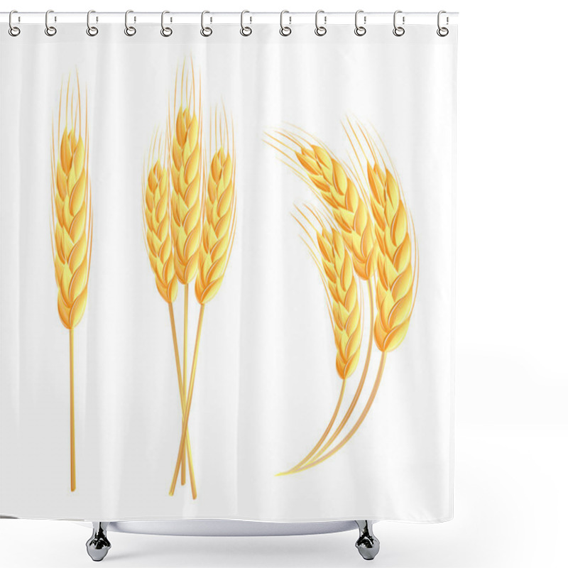 Personality  Wheat Ears Shower Curtains