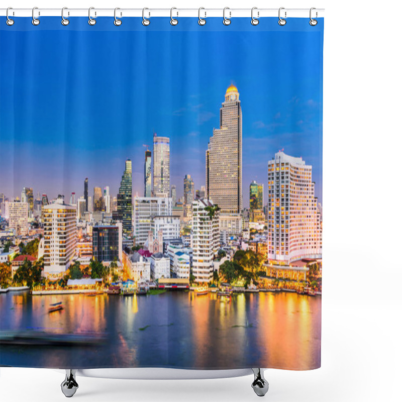 Personality  Bangkok Thailand Skyline Shower Curtains