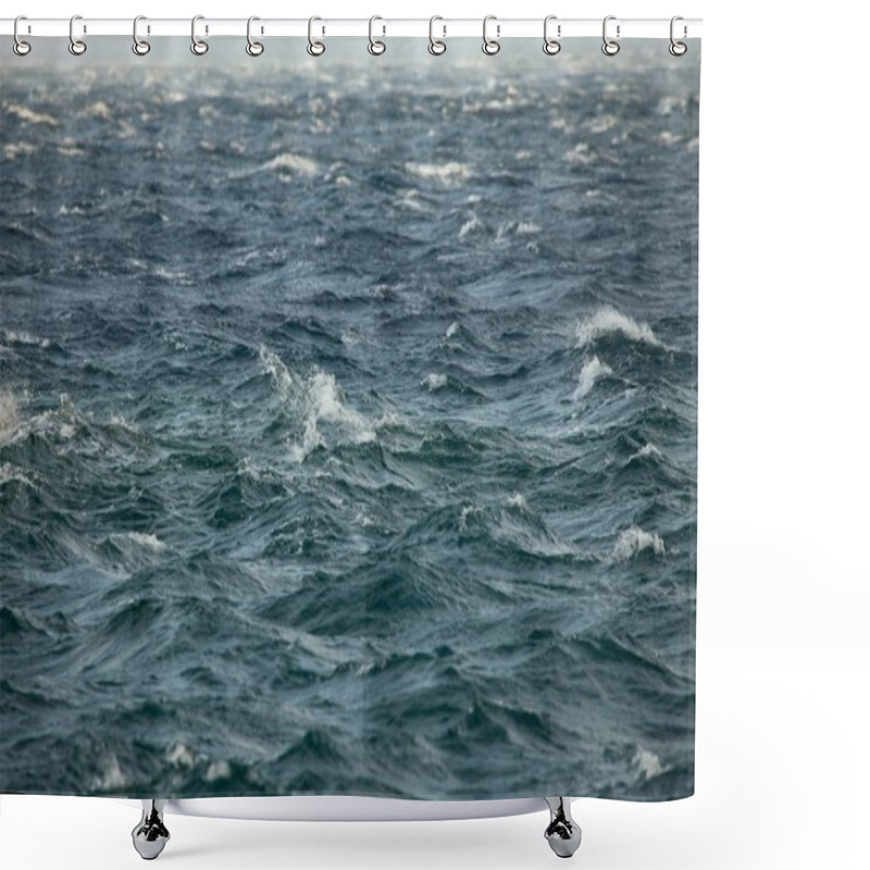 Personality  Wild Waves Shower Curtains