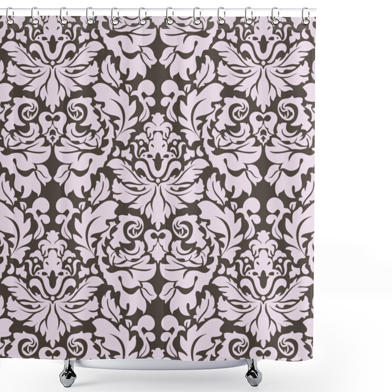 Personality  Seamless Floral Background Shower Curtains