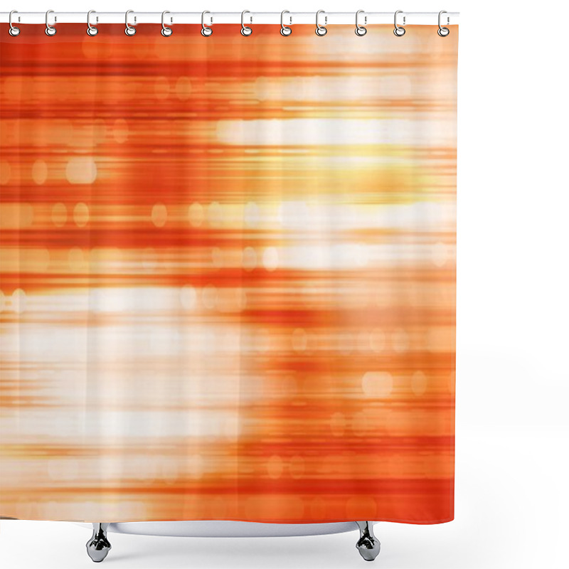 Personality  Red Tech Stripes Background Shower Curtains