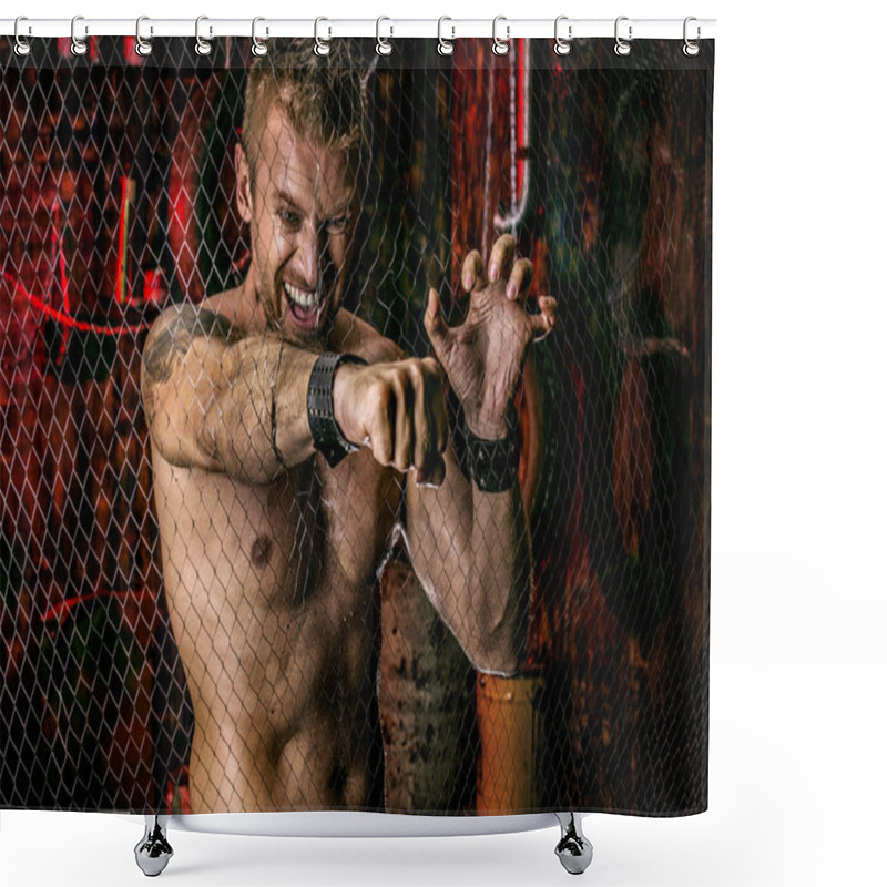 Personality  Fisticuff Shower Curtains