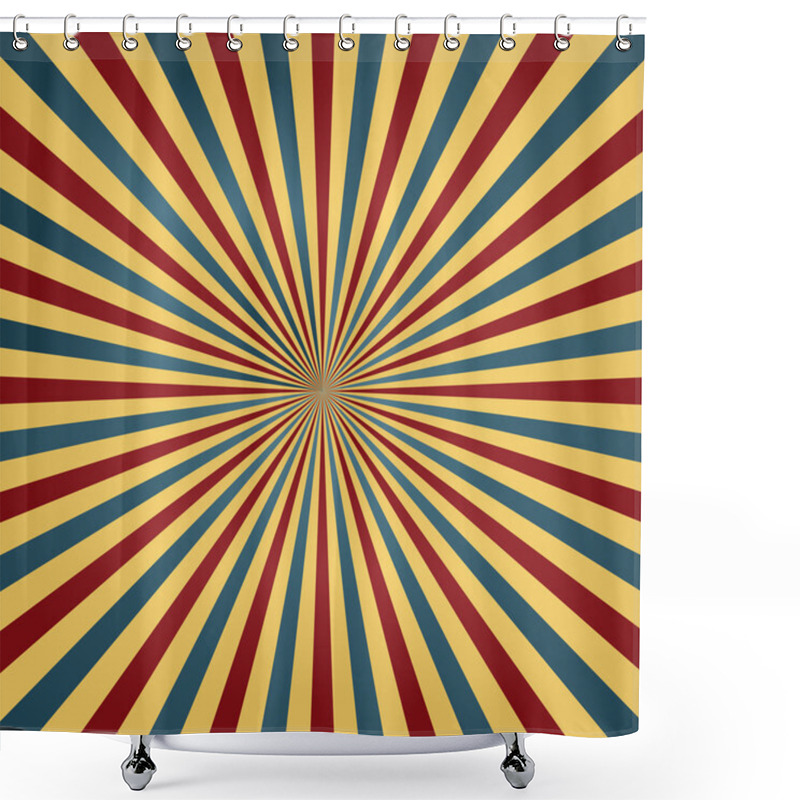 Personality  Circus Background Illustration Shower Curtains