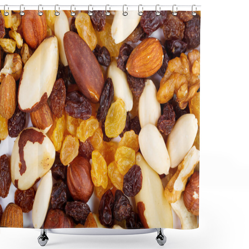 Personality  Background From Mixed Nuts And Sultanas Shower Curtains