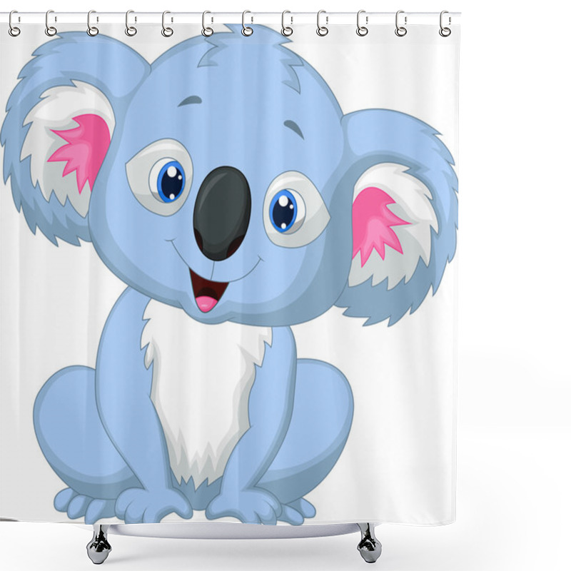 Personality  Cute Koala Cartoon Shower Curtains