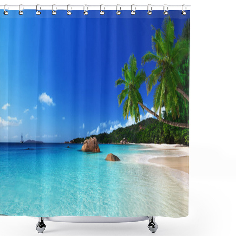 Personality  Anse Lazio Beach At Praslin Island, Seychelles Shower Curtains