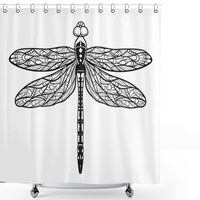 Personality  Dragonfly Shower Curtains