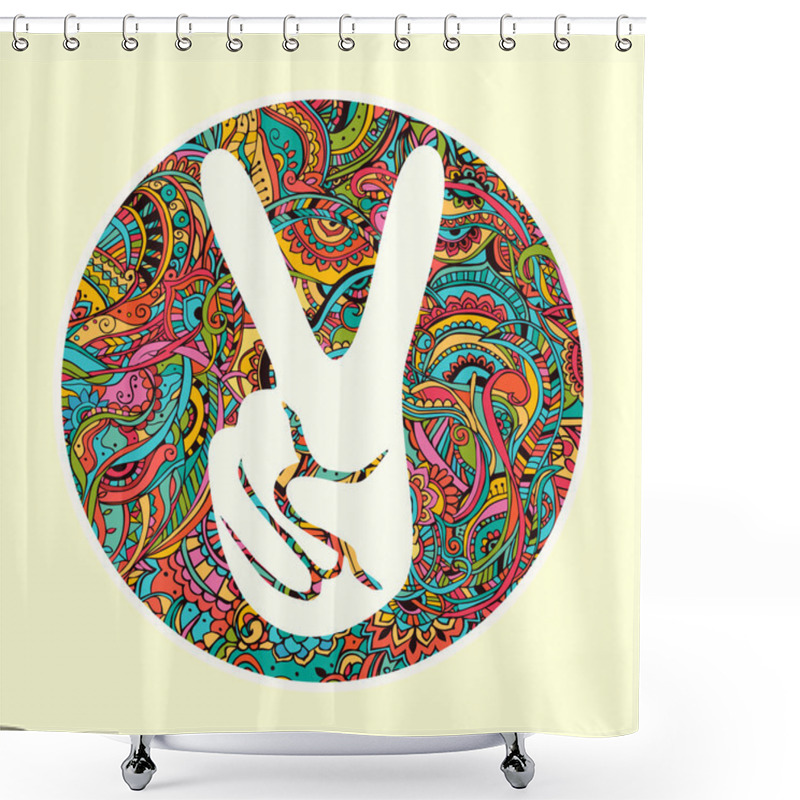 Personality  Beautiful Card Vector Shower Curtains