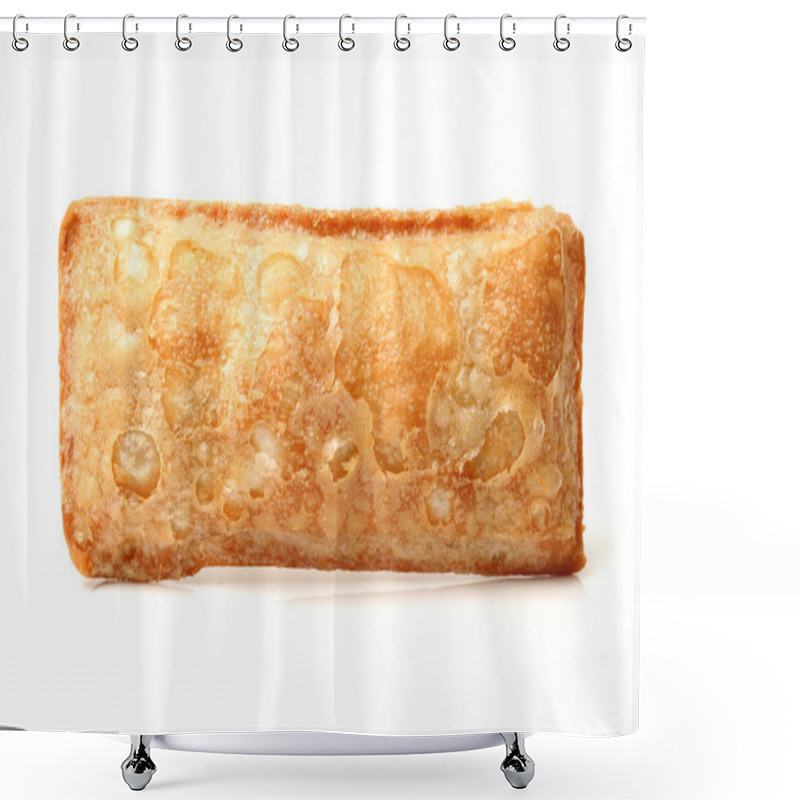 Personality  Pineapple Pie On White Shower Curtains