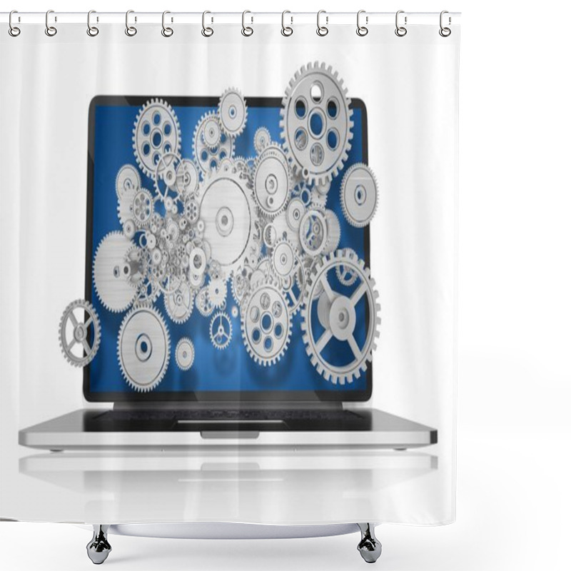 Personality  Web Technologies Shower Curtains