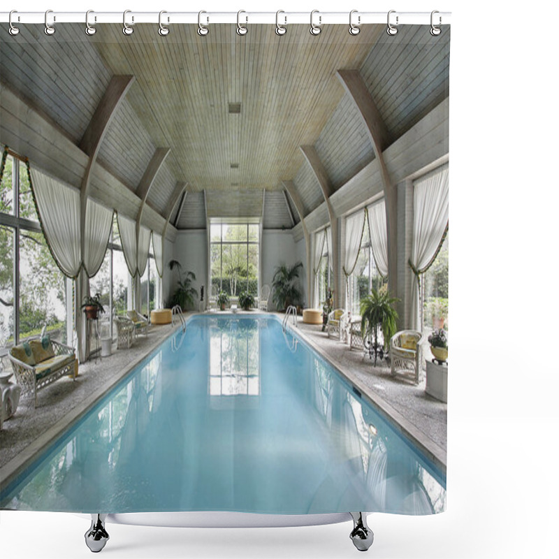 Personality  Large Indoor Swimming Pool Shower Curtains