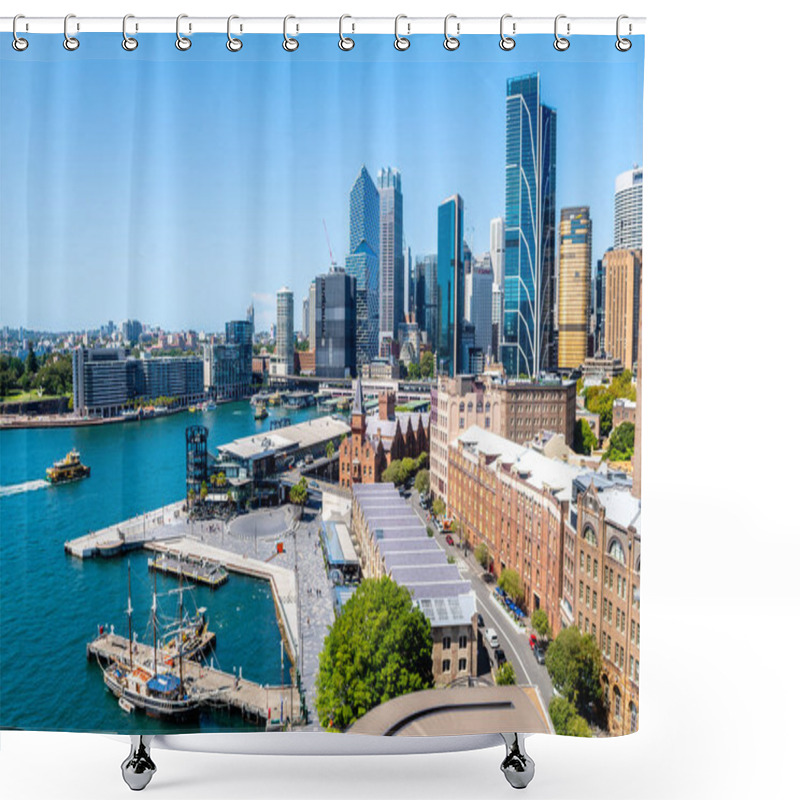 Personality  Sidney, Australia. 21th February, 2023: Views Of Sidney Opera House And Harbour Shower Curtains