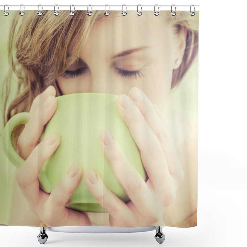 Personality  Relaxing Girl Shower Curtains