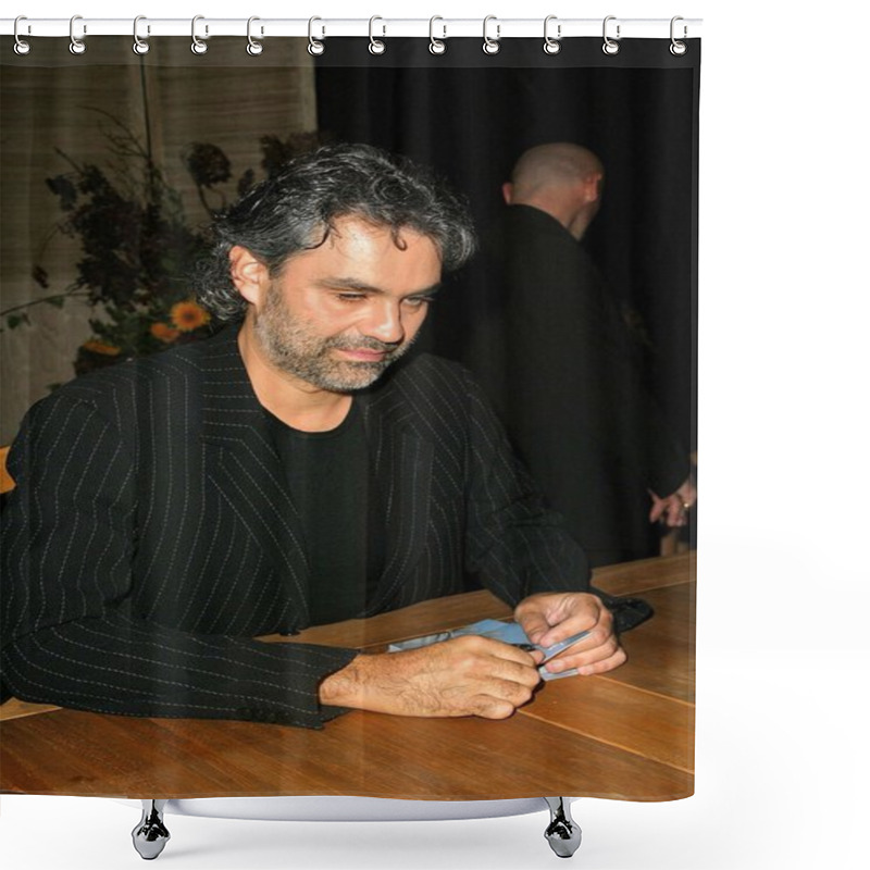 Personality  Andrea Bocelli Shower Curtains