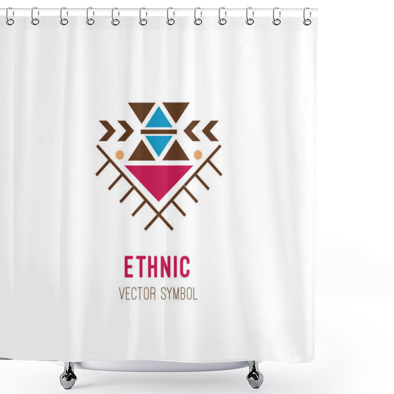 Personality  Native Tribal Logo Shower Curtains