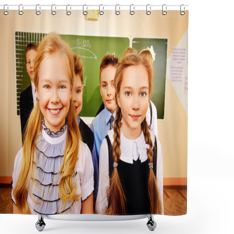 Personality  Laughing Children Shower Curtains