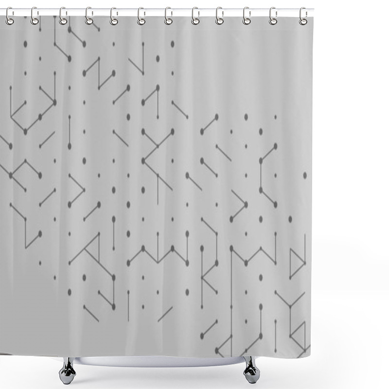 Personality  Abstract Modern Background Shower Curtains