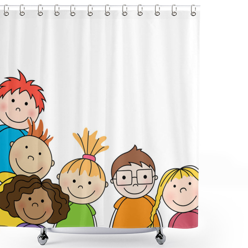 Personality  Cute Kids Shower Curtains