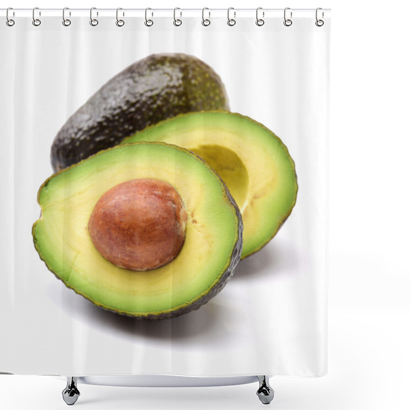 Personality  Avocado Fruits Close Up Shower Curtains