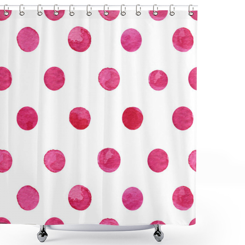 Personality  Polka Dot Seamless Pattern Shower Curtains