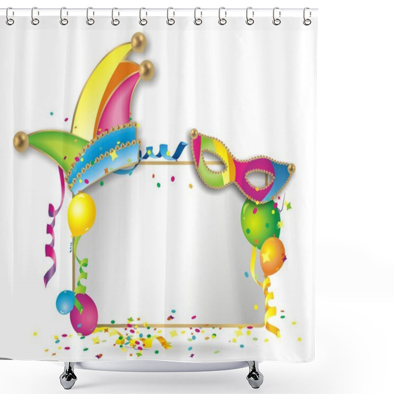 Personality  Carnival Background Shower Curtains