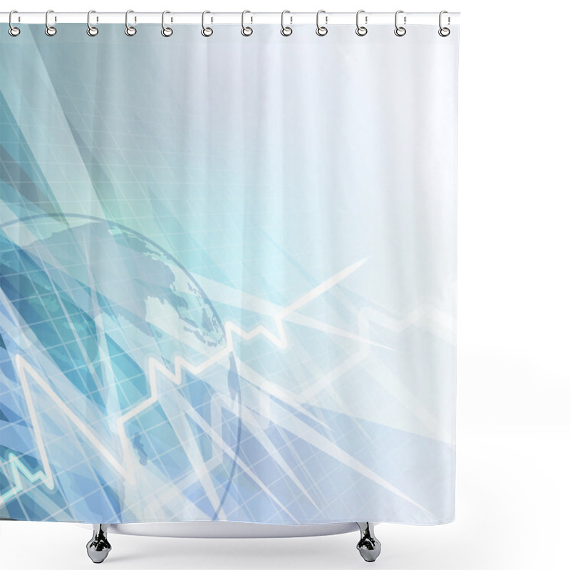 Personality  Abstract Molecules Medical Background. EPS 10. Shower Curtains