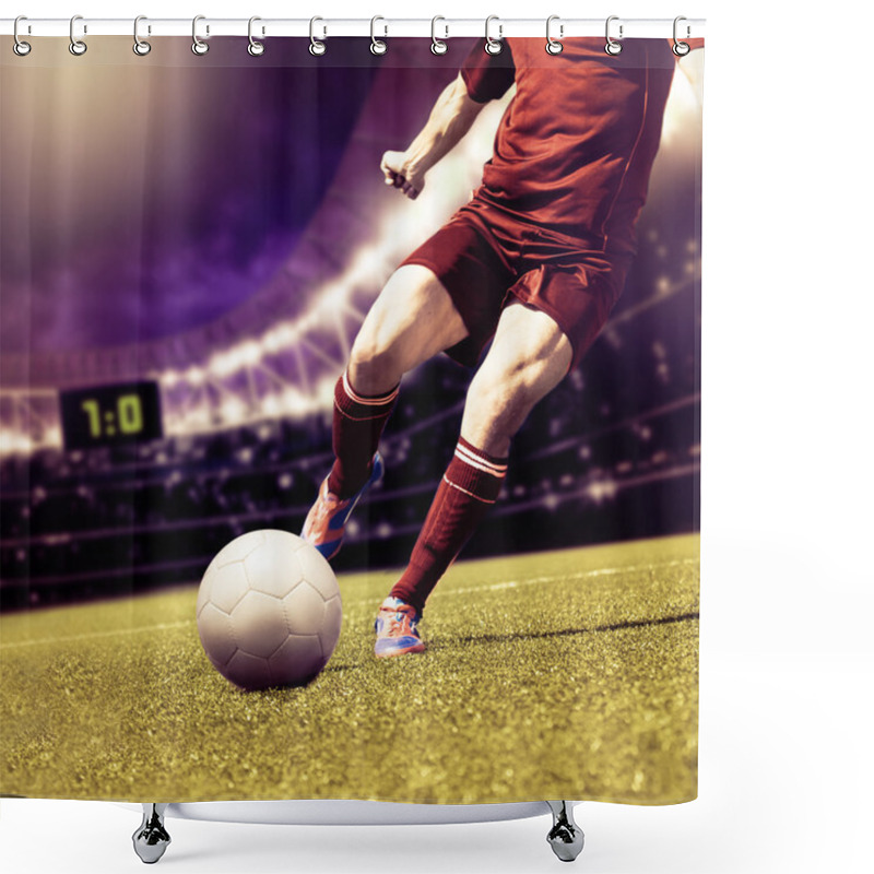 Personality  Football Game Shower Curtains