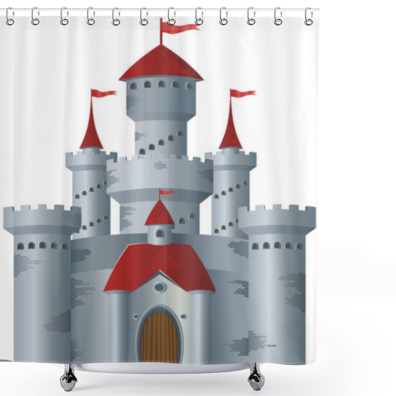 Personality  Fairy-tale Castle Shower Curtains