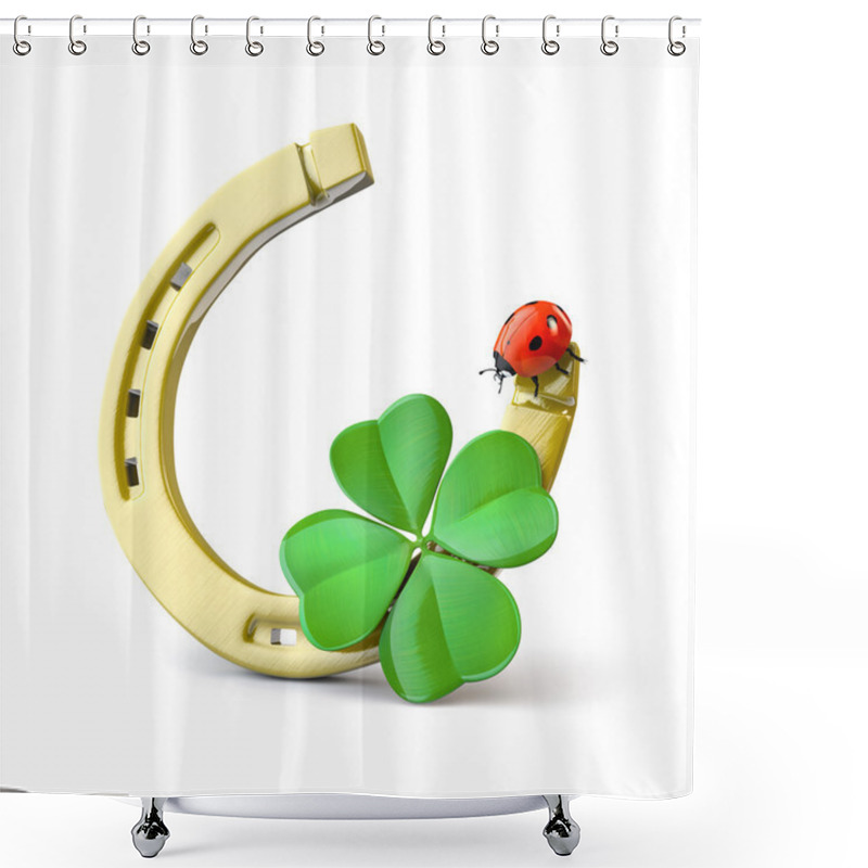 Personality  Lucky Symbols Shower Curtains