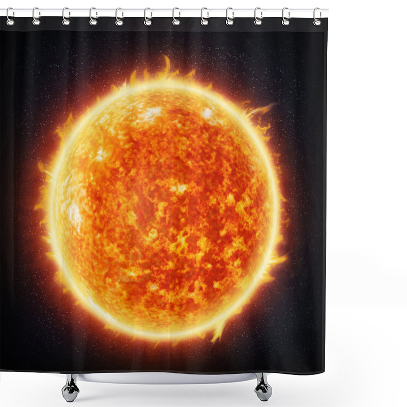 Personality  Sun Und Stars Shower Curtains