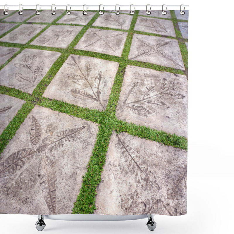 Personality  Garden Stone Path Shower Curtains