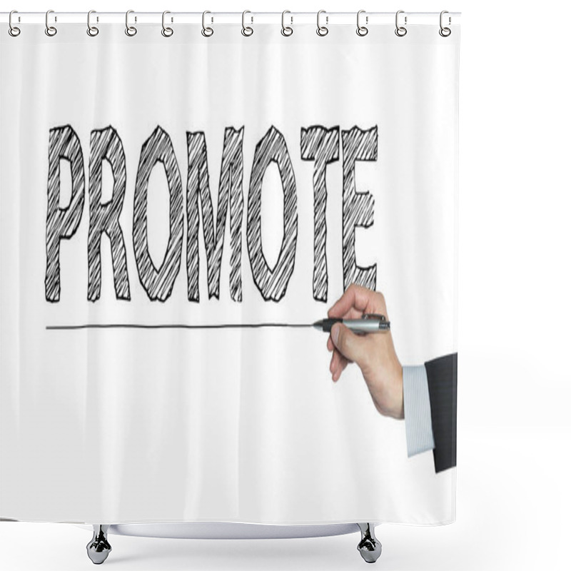 Personality  Promote Written By Hand Shower Curtains