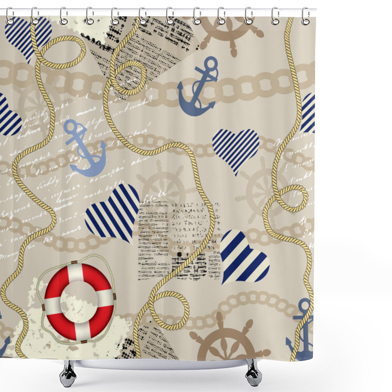 Personality  Nautical Style Shower Curtains