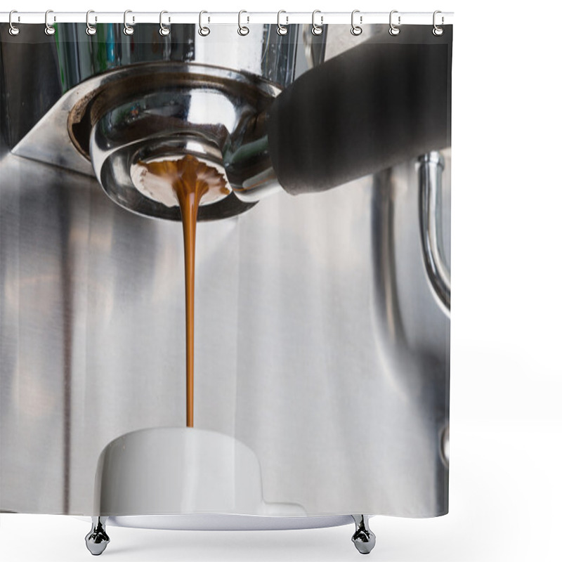 Personality  Single Espresso Preparation Shower Curtains