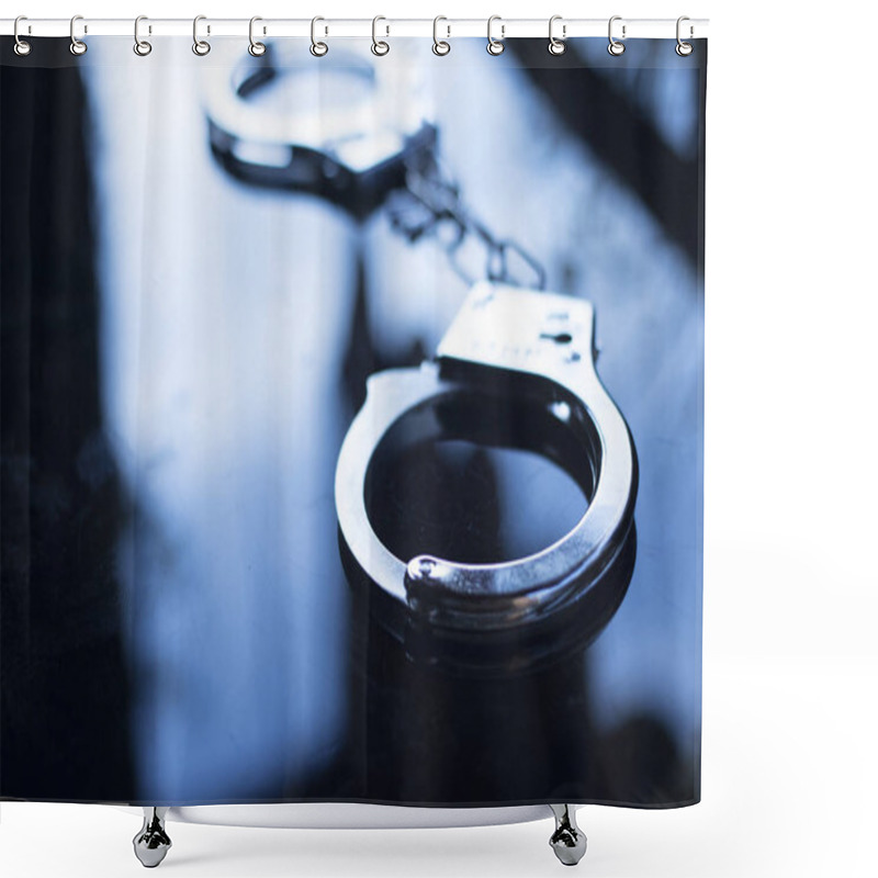 Personality  Bondage S&m Handcuffs Shower Curtains