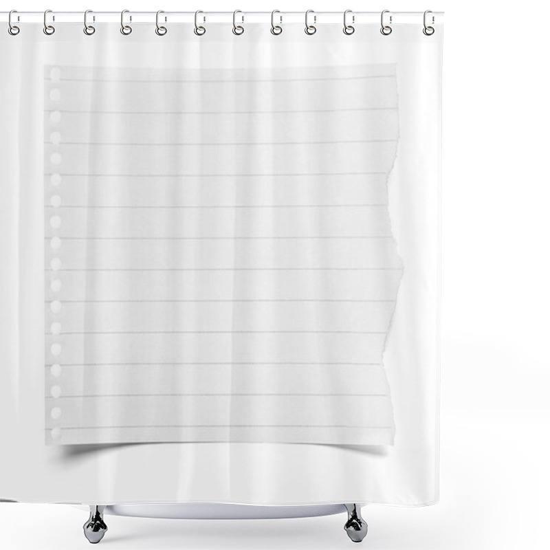 Personality  Piece Of Paper Note Notepad Shower Curtains