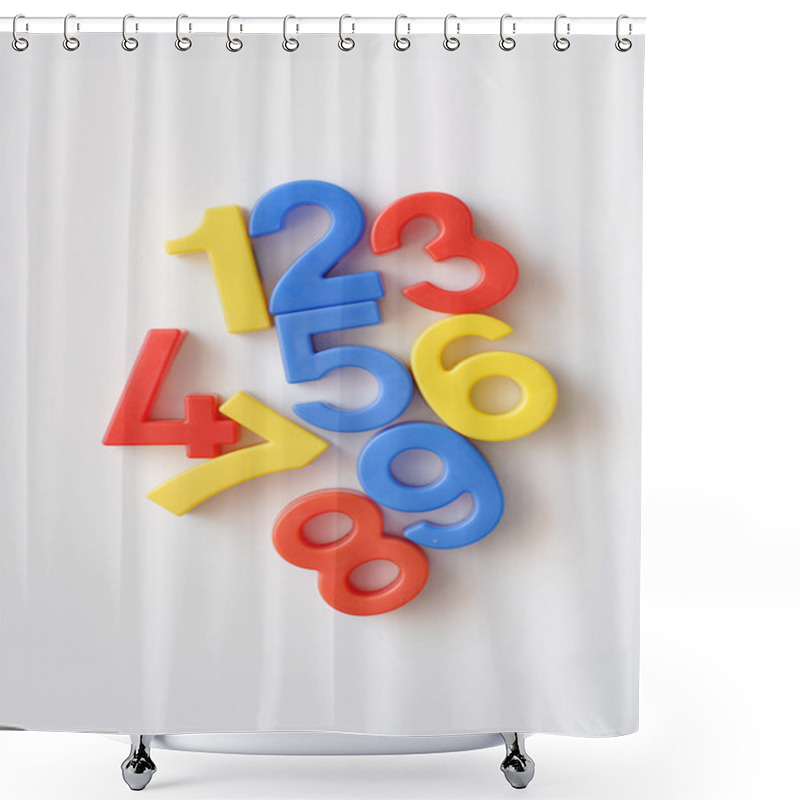 Personality  Number Fridge Magnets Shower Curtains