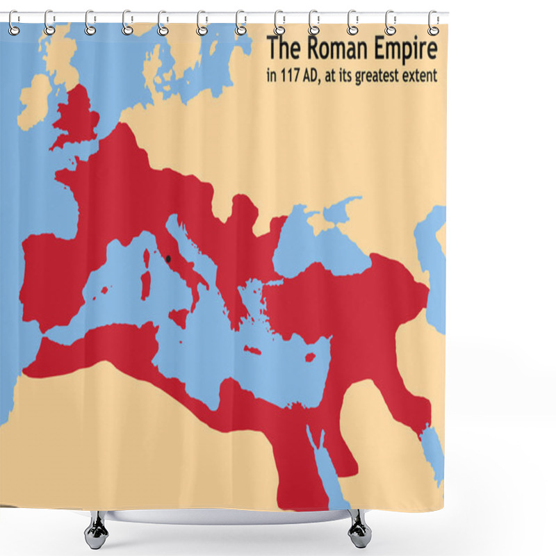 Personality  Roman Empire Shower Curtains