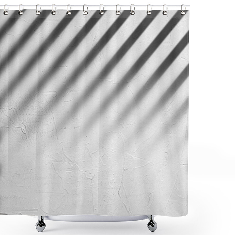 Personality  Gray Concrete Wall With Shadow Texture Shower Curtains