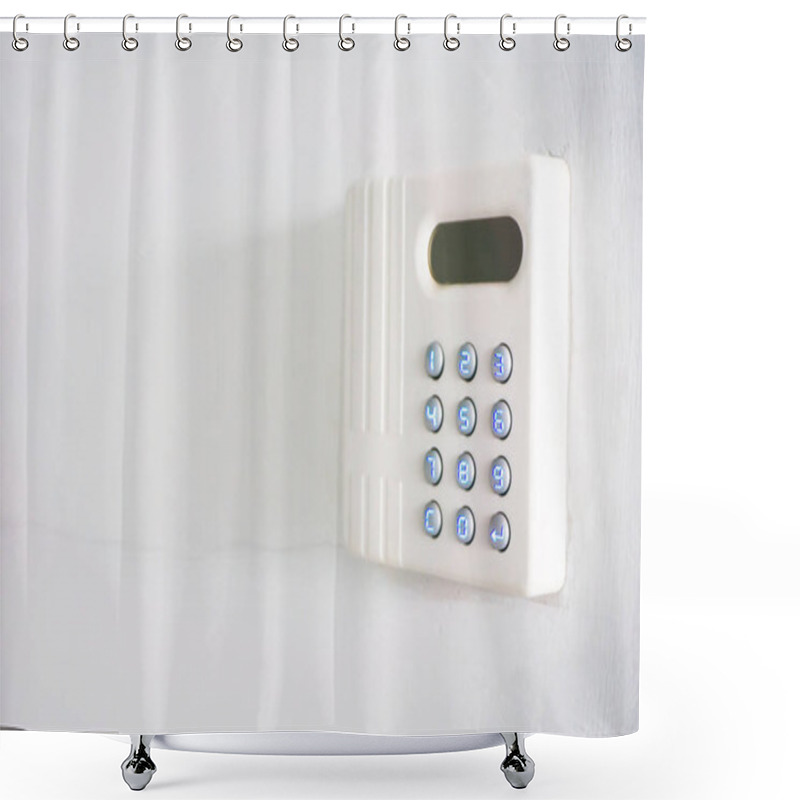 Personality  Smart Code Lock On Wall Shower Curtains