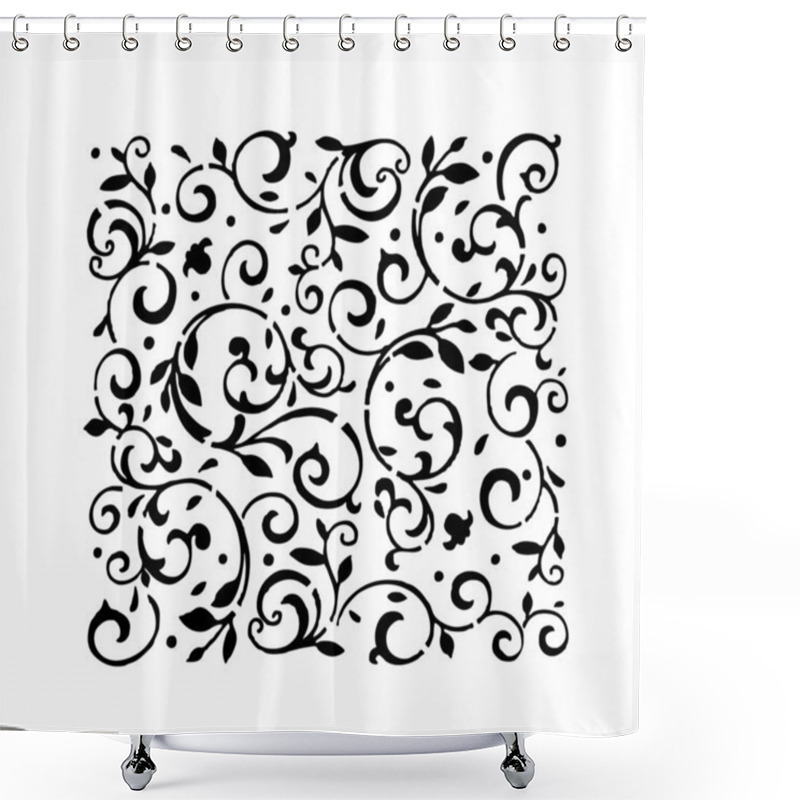 Personality  Ornament Shower Curtains