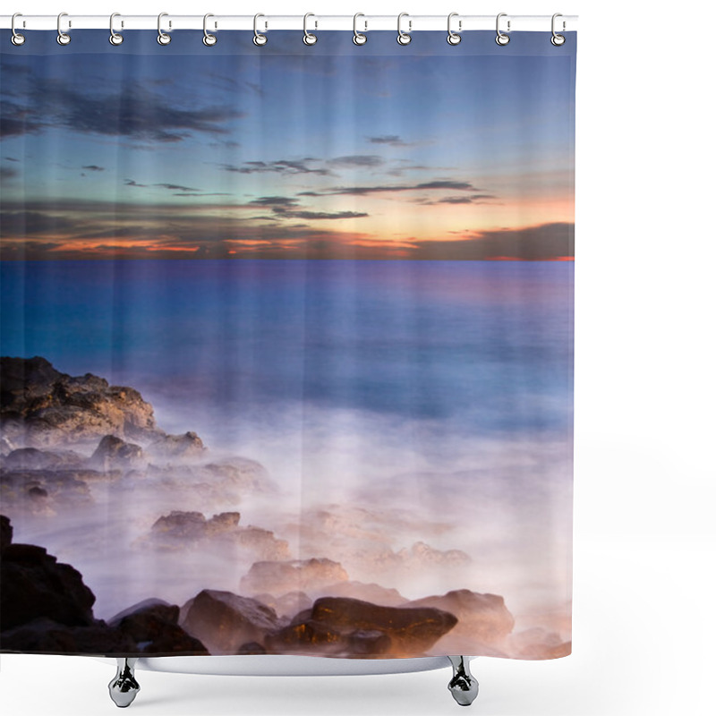 Personality  Beautiful Hawaiian Sunset Shower Curtains